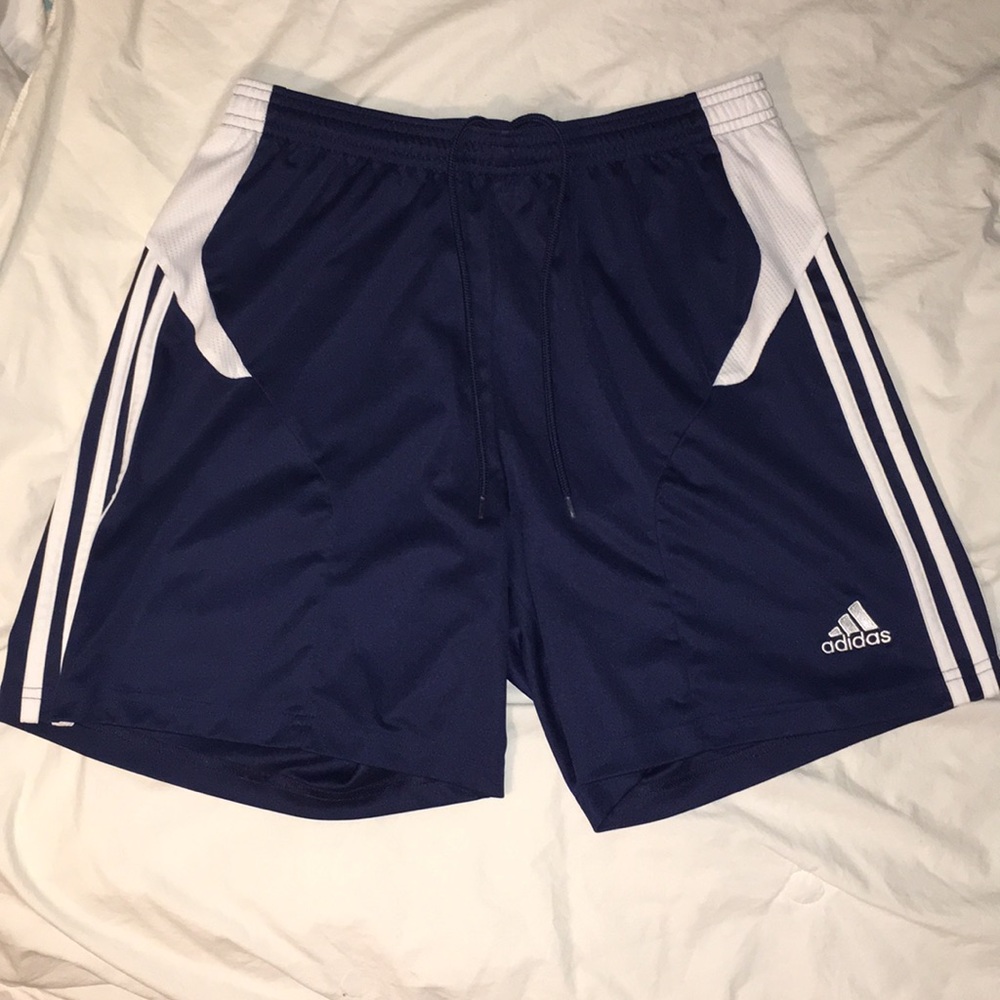 Rare design Adidas navy shorts
